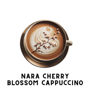 Nara Cherry Blossom Cappuccino