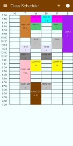 Class Schedule